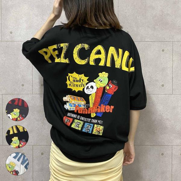 PEZ (ペッツ) ドルマンチュニック Tee Tシャツ レディース 半袖 プレゼント ギフト
