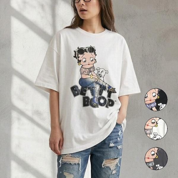 BETTY BOOP ベティブープ ベティちゃん ビッグT Tシャツ レディース メンズ ユニセック...
