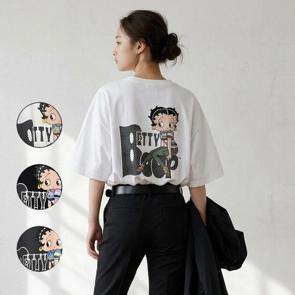 BETTY BOOP ベティブープ ベティちゃん ビッグTシャツ Tシャツ ビッグT レディース メ...