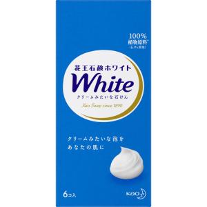 花王石鹸　ホワイト　普通サイズ　6コパック｜awaawaya