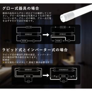 LED蛍光灯 40w形 直管 昼白色 広角32...の詳細画像4