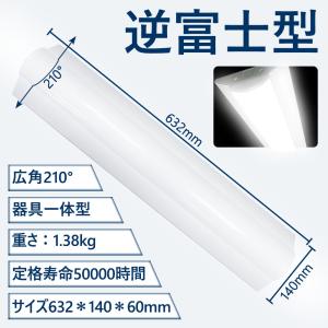 逆富士形 LEDベースライト25w 20W型2...の詳細画像1