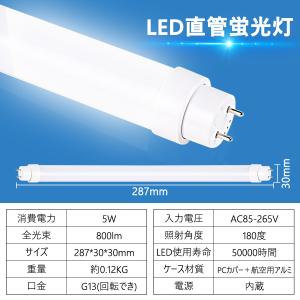 LED蛍光灯 8形直管蛍光灯 led fl8 ...の詳細画像2