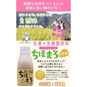甘酒 麹 乳酸菌 ちほまろ 玄米味 500g×...の詳細画像1