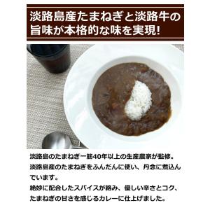 カレー レトルト 中辛 玉ねぎ 淡路牛 淡路島...の詳細画像1