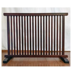 格子衝立 パーティション 高さ50cm ブラウン 国産品 間仕切り 業務店舗用 DK-22KK