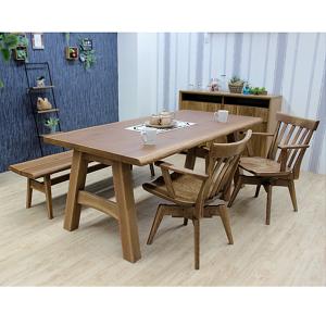 サンコウ 展示品 ダイニングテーブルセット 4人用 幅120cm ナチュラル