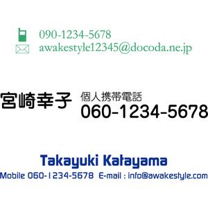 Eメールスタンプ　オーダー　作成　7.5×57.5mm  ブラザー1060タイプ　浸透印 スタンプ台...