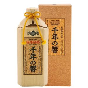 泡盛 古酒 今帰仁酒造 / 千年の響 長期熟成古酒 25度,720ml / 贈り物 お歳暮 お中元 ギフト 父の日 敬老の日 家飲み 宅飲み｜awamori-street