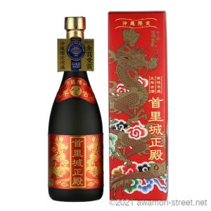 泡盛 古酒 まさひろ酒造/首里城正殿 5年古酒 25度720ml/沖縄限定 赤ラベル/父の日 敬老の日 家呑みの商品画像