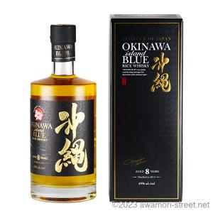 久米島の久米仙 泡盛 古酒 久米島の久米仙 / 真南風 琉球ガラス 青 3年