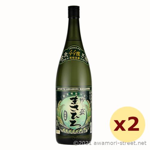 泡盛 まさひろ酒造 / まさひろ 仕次酒 44度,1800ml x 2本セット / 古酒造りに最適 ...