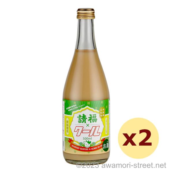 泡盛 リキュール 請福酒造 / 請福クール 12度,500ml x 2本セット / 石垣島のヨーグル...