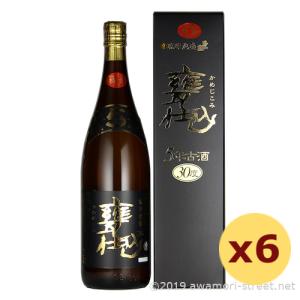 泡盛 崎山酒造廠 / 黒の松藤 紙パック 30度,1800ml x 6本セット 贈り物
