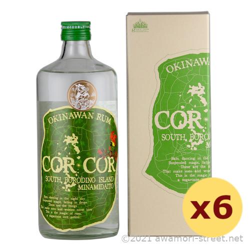 ラム酒 グレイス・ラム / COR COR AGRICOLE 緑 40度,720ml x 6本セット...