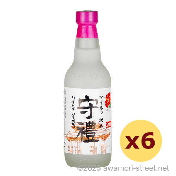 泡盛 神村酒造 / マイルド泡盛 守禮 ハイビスカス酵母 20度,360ml x 6本セット / 贈...