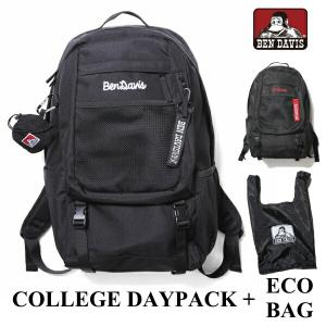 リュック BEN DAVIS ベンデイビス リュックサック BDW-8046ECO カレッジデイパック＋エコバック付 26L COLLEGE DAYP｜awatsu-com