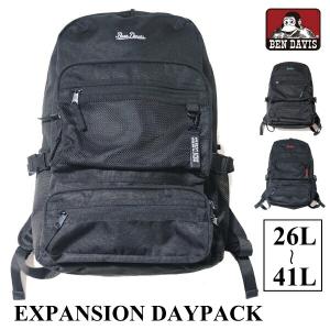 リュック BEN DAVIS ベンデイビス リュックサック BDW-8361 エクスパンションデイパック 26L〜41L EXPANSION DAYP｜awatsu-com