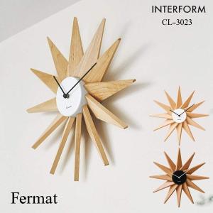掛け時計 INTERFORM インターフォルム 壁掛け時計 CL-3023 Fermat フェルマー 時計 壁掛け ウォールクロック おしゃれ 新生活 人気｜awatsu-com