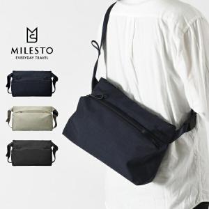 milest ミレスト かばん MLS571 STLAKTシリーズ ショルダーバッグ Sサイズ バック カバン 鞄 旅行 出張 メンズ レディース 1｜awatsu-com