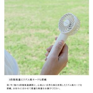 カラビナ付ハンディファン ネックストラップ付 ...の詳細画像5