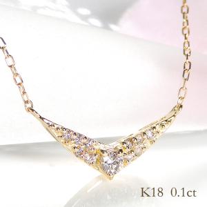 K18 PG WG YG ゴールド ダイヤモンド ダイヤ ネックレス ペンダント 一