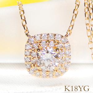 K18 YG WG PG 0.5ct 一粒 ダイヤモンド ネックレス 送料無料 ゴールド