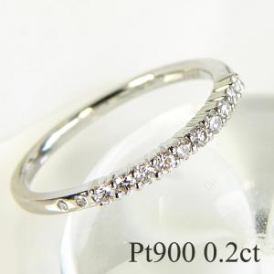 Pt900 0.30ct クロス ダイヤモンド リング ジュエリー 0.3カラット