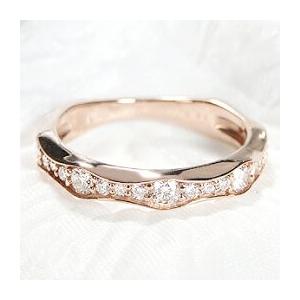 K18 YG PG WG 1.00ct ダイヤモンド ハーフ エタニティ リング ゴールド