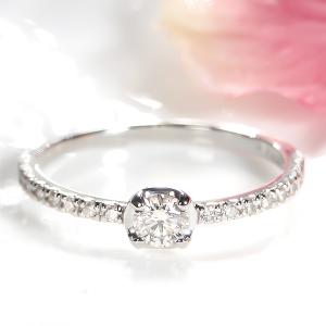 Pt900 0.30ct ダイヤモンド リング ジュエリー 0.3カラット プラチナ 