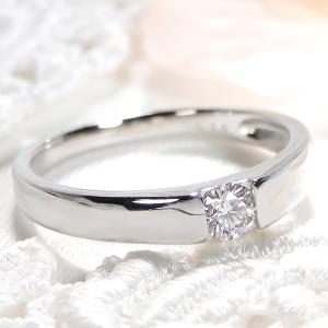 Pt900 0.17ct 一粒 ダイヤモンド ...の詳細画像3