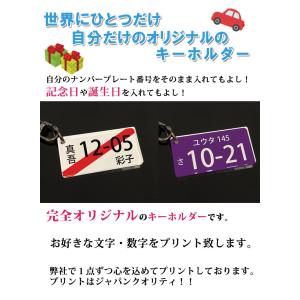 ナンバープレート キーホルダー オリジナル バ...の詳細画像1