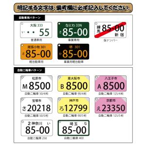 ナンバープレート キーホルダー オリジナル バ...の詳細画像2