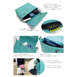 名入れ可能 ゴルフポーチ ベルト付き (全6色...の詳細画像1