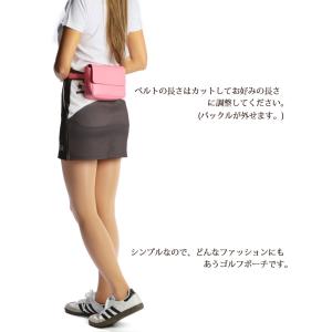 名入れ可能 ゴルフポーチ ベルト付き (全6色...の詳細画像4