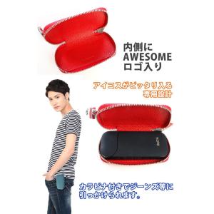 アイコスケース 本革 iQOSケース カラビナ...の詳細画像1