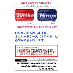 文字切れ名入れ オリジナル ミニハードケース ...の詳細画像1