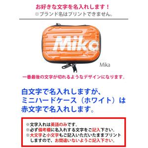 文字切れ名入れ オリジナル ミニミニハードケー...の詳細画像1