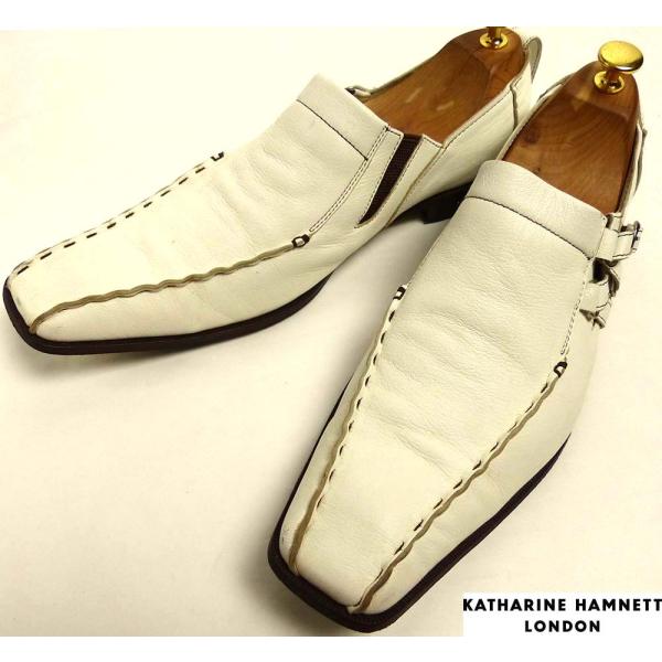 KATHARINE HAMNETT LONDON / キャサリンハムネット ローファー　27(27c...