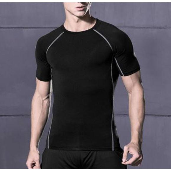 Tシャツ 半袖 丸首 綿 メンズスポーツ トレーニングウエア エクササイズ　