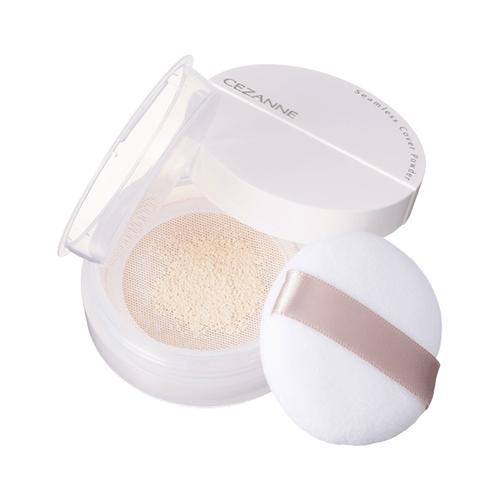 セザンヌ  シームレスカバーパウダー 01_フォギーベージュ