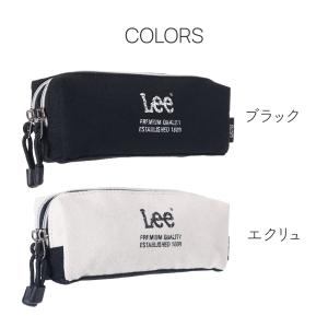 ポーチ Lee リー 帆布 ダブルファスナー ...の詳細画像3