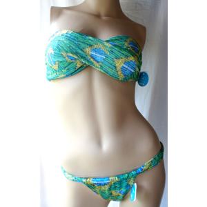 ブラジリアンビキニ・国旗柄・パッド付き