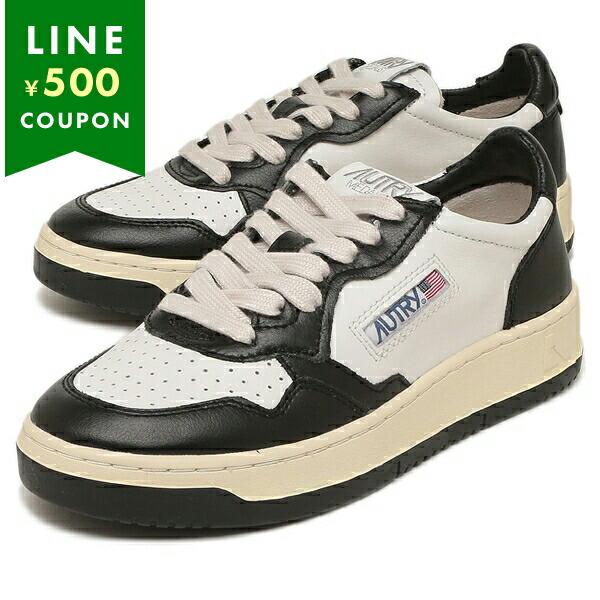 オートリー スニーカー メダリスト ブラック ホワイト レディース AUTRY AULW WB01