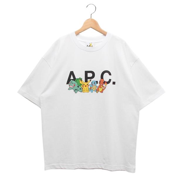 【P5％ 5/29 0時〜24時】アーペーセー Tシャツ ポケモン ホワイト メンズ APC COB...