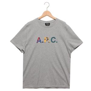 アーペーセー Tシャツ カットソー トップス 半袖カットソー グレー メンズ APC H26292 COEZB PLB｜axes