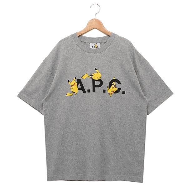 【P5％ 5/29 0時〜24時】アーペーセー Tシャツ ポケモン グレー メンズ APC COEZ...