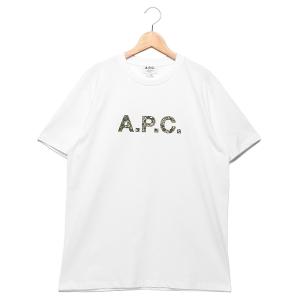 アーペーセー Tシャツ カモ リバティ 半袖カットソー トップス ホワイト メンズ APC H26233 COFDW AAB｜axes