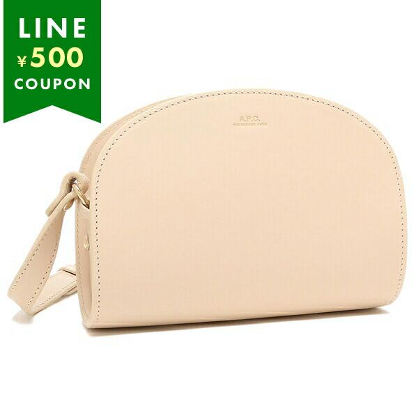 アーペーセー ショルダーバッグ ハーフムーン ミニバッグ ベージュ レディース APC F61392...
