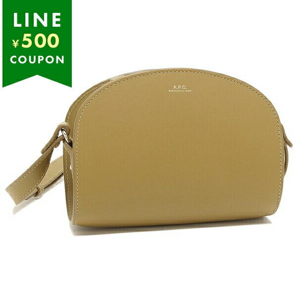 アーペーセー ショルダーバッグ ハーフムーン ミニバッグ カーキ レディース APC PXAWV F...
